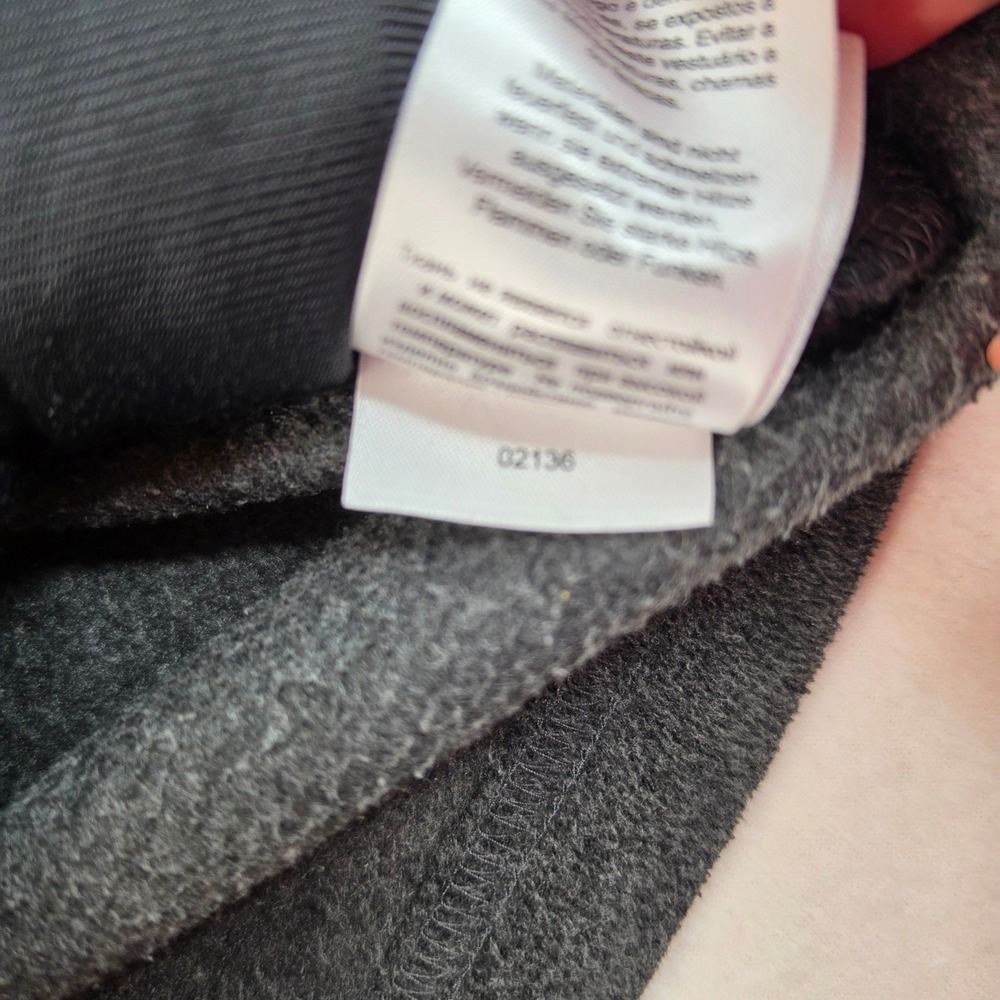 Columbia Steens Mountain Vest Mens Large Charcoal Gray Fleece Full Zip Mock Neck - Picture 8 of 11